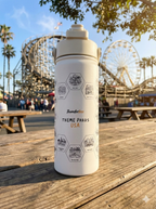 USA theme park bottle + stickers