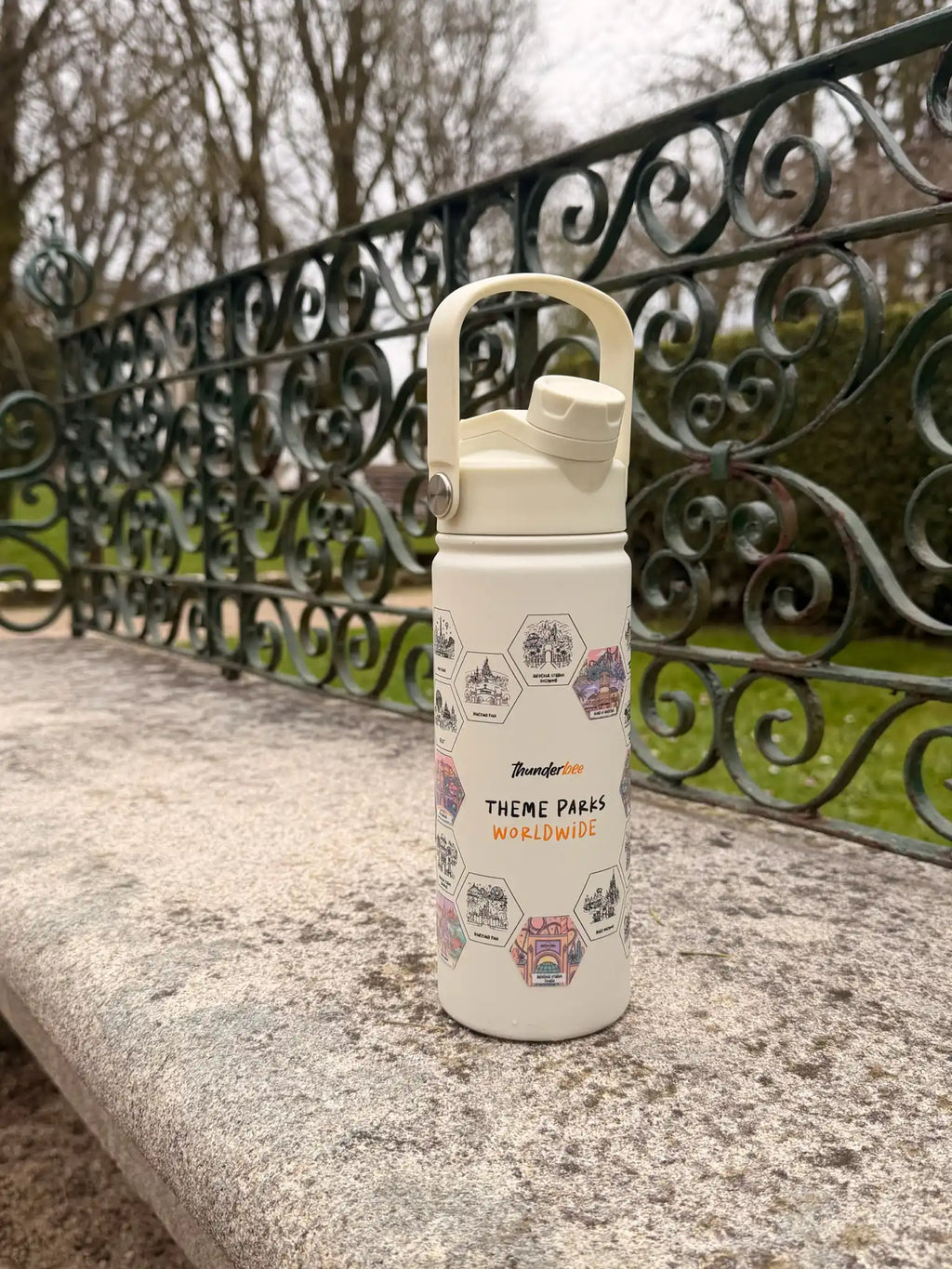 Bottle of Parks Worldwide + stickers