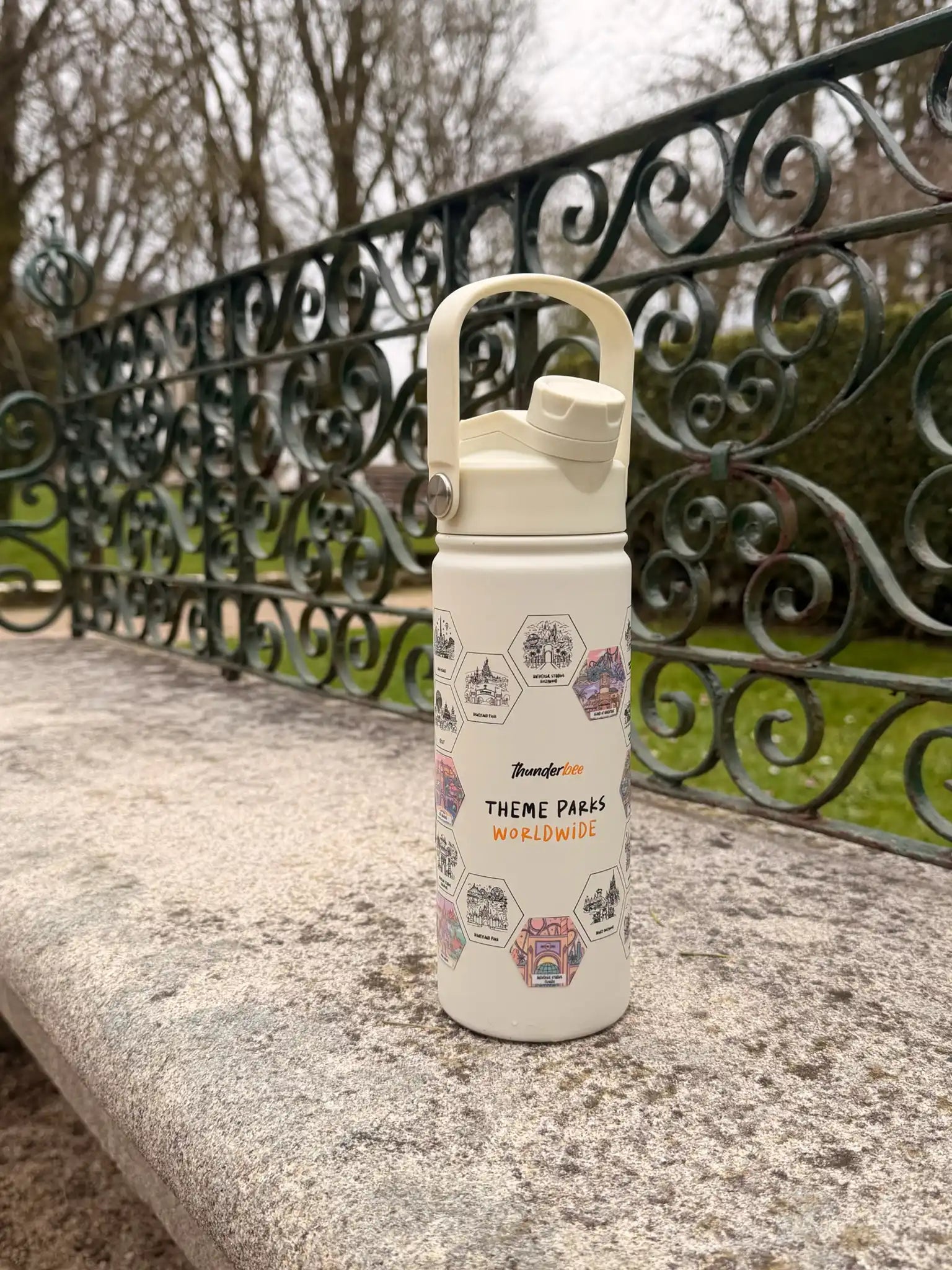 Bottle of Parks Worldwide + stickers