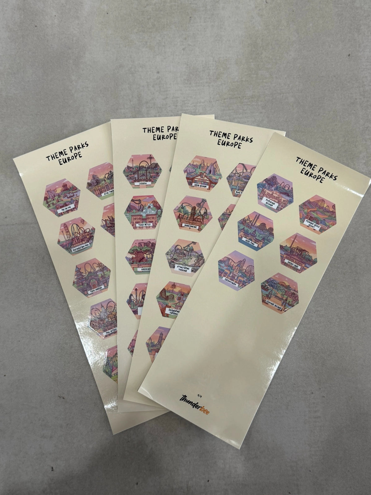 Stickers EXTRA · Europe Parks