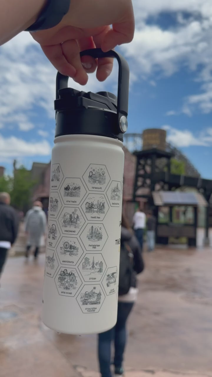 Bottle of European parks + stickers