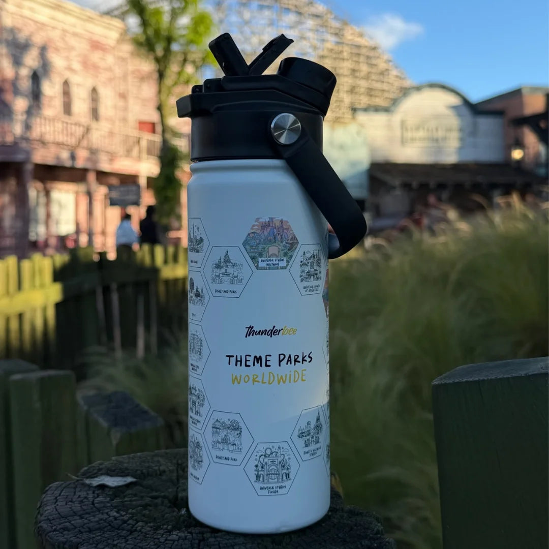 Bottle of Parks Worldwide + stickers