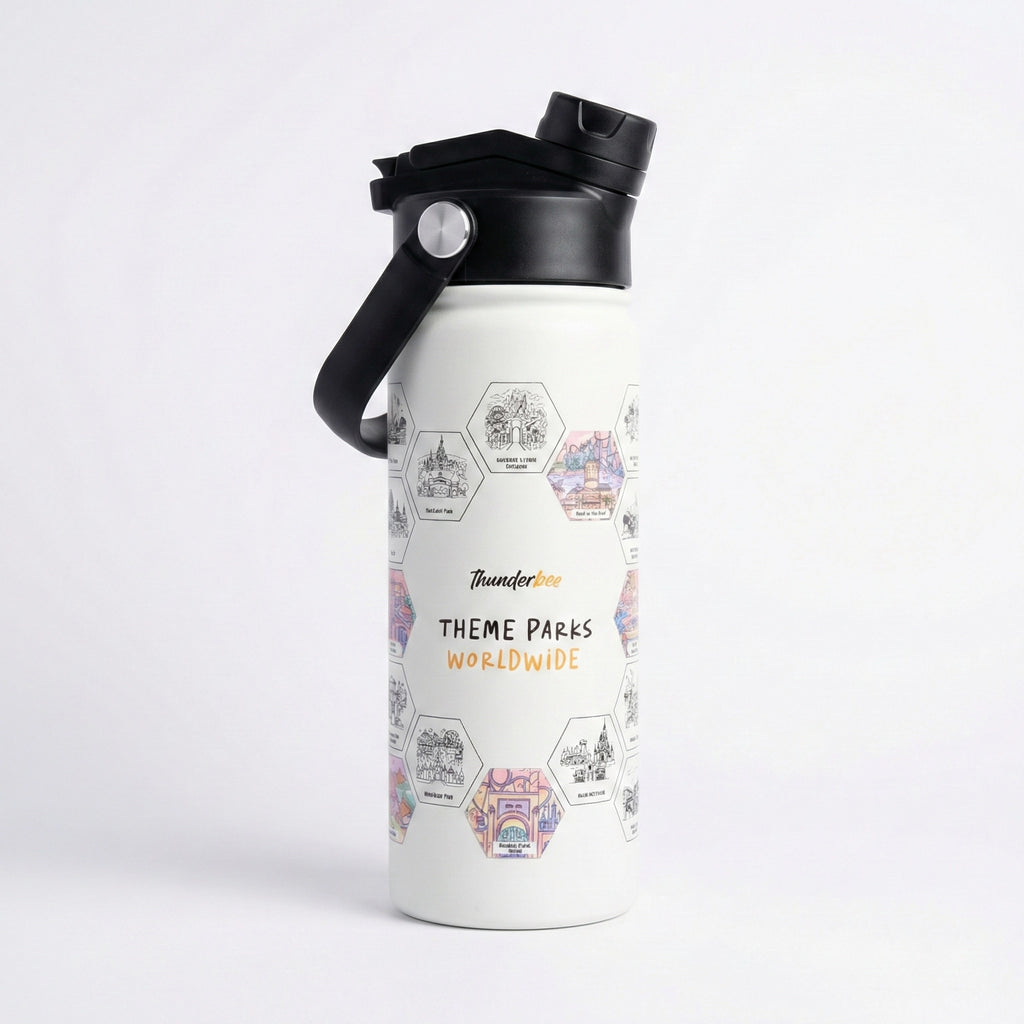Bottle of Parks Worldwide + stickers